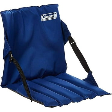 Coleman® Portable Stadium Seat Cushion with Backrest, Blue
