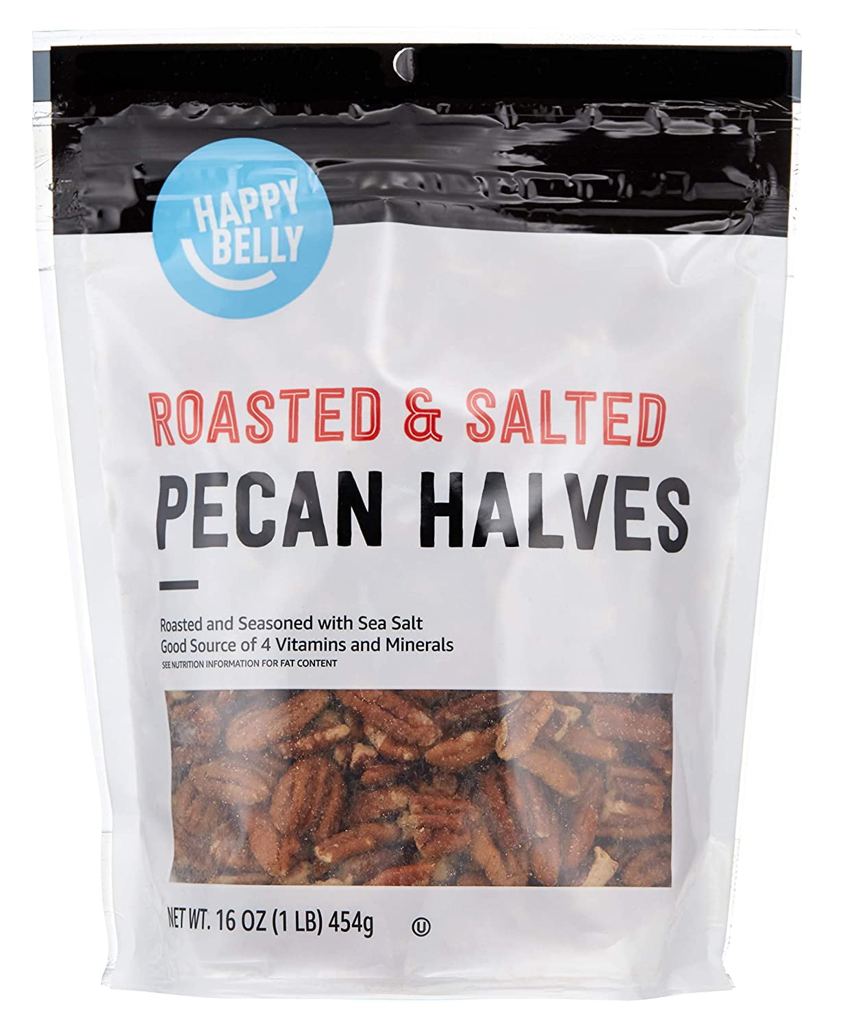 Roasted and Salted Pecan Halves, 16 Ounce