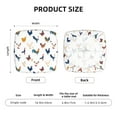 thumbnail image 6 of Balery Various Rooster Stretch Couch Cushion Covers, Individual Sofa Cushion Covers, Soft Chair Sofa Seat Cushion Slipcover with Elastic Bottom Milk Silk-16.9in, 6 of 9