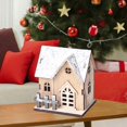 thumbnail image 2 of de Navidad LED Iluminada Navidad Casas de Navidad C Zulema Casa de miniaturas de madera, 2 of 8