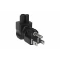 thumbnail image 2 of SF Cable USA NEMA 5-15P Plug to IEC C5 Receptacle Right Angle Plug Adapter, 2 of 4