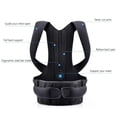 thumbnail image 4 of XS-4XL Plus Size Posture Corrector For Women And Men, Adjustable Back Support Lumbar Brace, Relief And Improve Posture For Neck, HunchBack And Shoulder (Black XL), 4 of 7