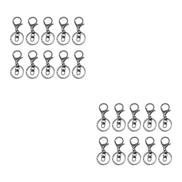 Bearachild 10pcs / set Llaveros Langosta - Llaveros seguros y elegantes para todos los días El precio es de metal bajo Type5 NO5