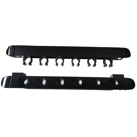 Toystoory 1 Juego de tacos de billar de madera dura montados en la pared Universal 6 Clips juego de de billar soporte deportivo artículos Type2 NO2