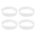 thumbnail image 1 of For Ecovacs Sweeper Tire Ring Accessories Anti-wear Tire Skin, 4pcs, 1 of 3