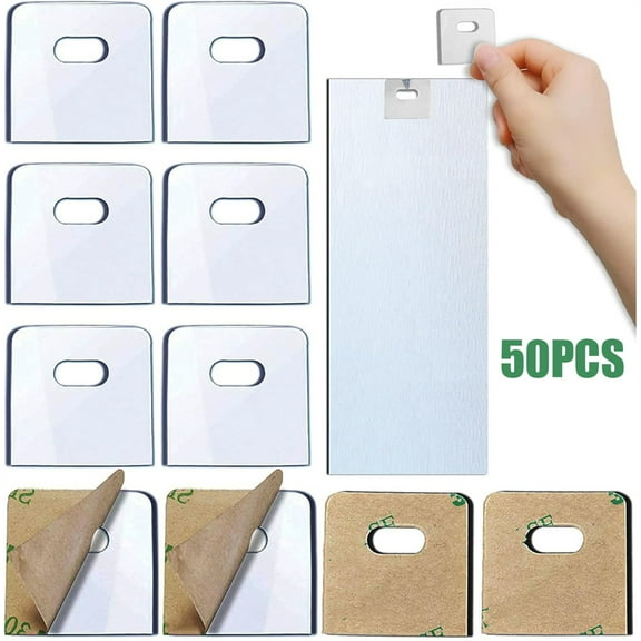 Tutuviw 50Pcs 1.18Inch Curtain Repair Patches Repair Blinds Vertical Blind Repair Tabs Window Blinds Transparent Stickers Blind Fixers for Vertical Blinds Replacement