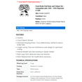 thumbnail image 2 of Front Brake Pad Rotor and Caliper Set - Compatible with 1995 - 1999 Chevy C1500 1996 1997 1998, 2 of 2