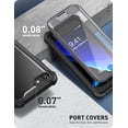 thumbnail image 5 of i-Blason Ares Designed for iPhone SE (2022/2020) Case/iPhone 7 Case/iPhone 8 Case, [Built-in Screen Protector] Full-Body Rugged Clear Bumper Case for iPhone SE (2022/2020)/ iPhone 8/ iPhone 7 (Black), 5 of 7