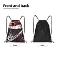 thumbnail image 4 of Bingfone Fierce Red Viper Graphic Art Drawstrings Backpacks Bags for Men Women Gym Drawstrings Bag-Small, 4 of 8