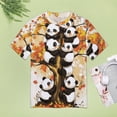 thumbnail image 4 of Panda Tree Autumn T Shirts Basic T-Shirt Short Sleeve Ladies Tee Shirt Summer Graphic Clothing, 4 of 7
