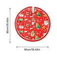 thumbnail image 2 of Herrnalise Christmas Ornaments Christmas Tree Skirt 80CM Printed Tree Skirt Home Christmas Tree Decoration, 2 of 9