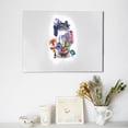thumbnail image 7 of Saiise inside out 2 Frameless Canvas Wall Art - Contemporary Abstract Artwork for Home, Office & Living Room - Easy to Hang, Vibrant Colors, Ideal Gift Idea- 12"x16", 7 of 7