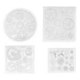 thumbnail image 1 of Epoxy Mould, Silicone Molds 4PCS Environmental Protection Dishwasher Safe Low Temperature Resistance   For Bakery For Home For Kitchen, 1 of 7