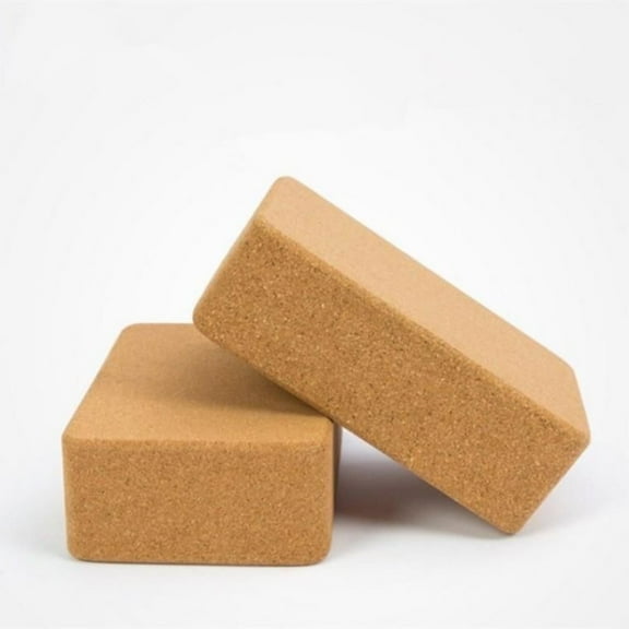 Natural Cork Yoga Bricks Thickened High Density Yoga Bricks
