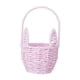 thumbnail image 2 of Cesta de Pascua con forma de conejito, cesta de flores con asa, vacía, decoración de Pascua, huevo de Pascua Rosa, 2 of 9