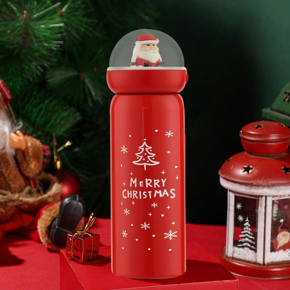 Preservación de calor de Navidad Taza de taza de preservación de calor al vacío de acero inoxidable 380ml Wmkox8yii FHAKJF178