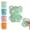 Green, variant on KRONDO Bear Stress Balls Squishies Toys, Sugar Filled Maltose Squeeze Ball Sensory Fidget Stress Relief Toys, Fun Animal Shape Squishies Party Favors Easter Gifts for Teens Adults