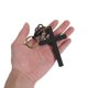 thumbnail image 5 of unbranded Llavero De Cruz En Cuero Negro Con Detalles Elegantes Para Regalo, 5 of 8
