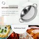 thumbnail image 3 of unbranded Sartén Wok Para De Cocina Con Asas Antideslizantes Y Ligero Plata, 3 of 6
