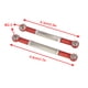 thumbnail image 5 of Accesorio de automóvil Modificación Reemplazo de metal Servo Linkage Reemplazo de varillas de enlace para automóviles controlados remotos Modificación Uso rojo 1 Conjunto kenally FN001301-01, 5 of 7