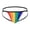 1Pack:RainbowGreen, variant on TANBOM Men's Double Thong Sexy Underwear Creative Design Fashionable Comfort Polyamide Fabric Blue S