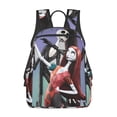 thumbnail image 1 of Goofa The Nightmare Before Christmas Pattern School Backpack for Students – Tear-resistant Bag Spacious, Comfortable, and Stylish Backpack with Multiple Pockets, 1 of 7