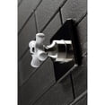 thumbnail image 3 of Kingston Brass KS3048PX Single-Handle Three-Way Diverter Valve with Square Trim Kit in Brushed Nickel, 3 of 9