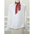 thumbnail image 6 of INSPIRE CHIC Skinny Silky Scarf Polka Dots Waistband Long Narrow Neckscarf Bag Handle Accessory Red L, 6 of 6