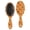 Halloween Witch Cat Broom Pattern, variant on Halloween Ghost Fox Purple Pattern Brush, Detangling Hair Brush, Paddle Styling Brush, Round Tip Bristles Gifts for Wet Dry Hair Styling