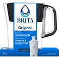 thumbnail image 4 of Brita Standard 6-Cup, Black Plastic Water Filtration Pitcher, 4 of 13
