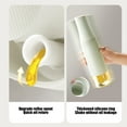 thumbnail image 3 of Bxaolu Auto Flip Olive Oil Dispenser Bottle for Kitchen – 500ml /17oz Cooking Glass Oil and Vinegar Cruet, Oil Container, Soy Sauce Dispenser, White, 3 of 8