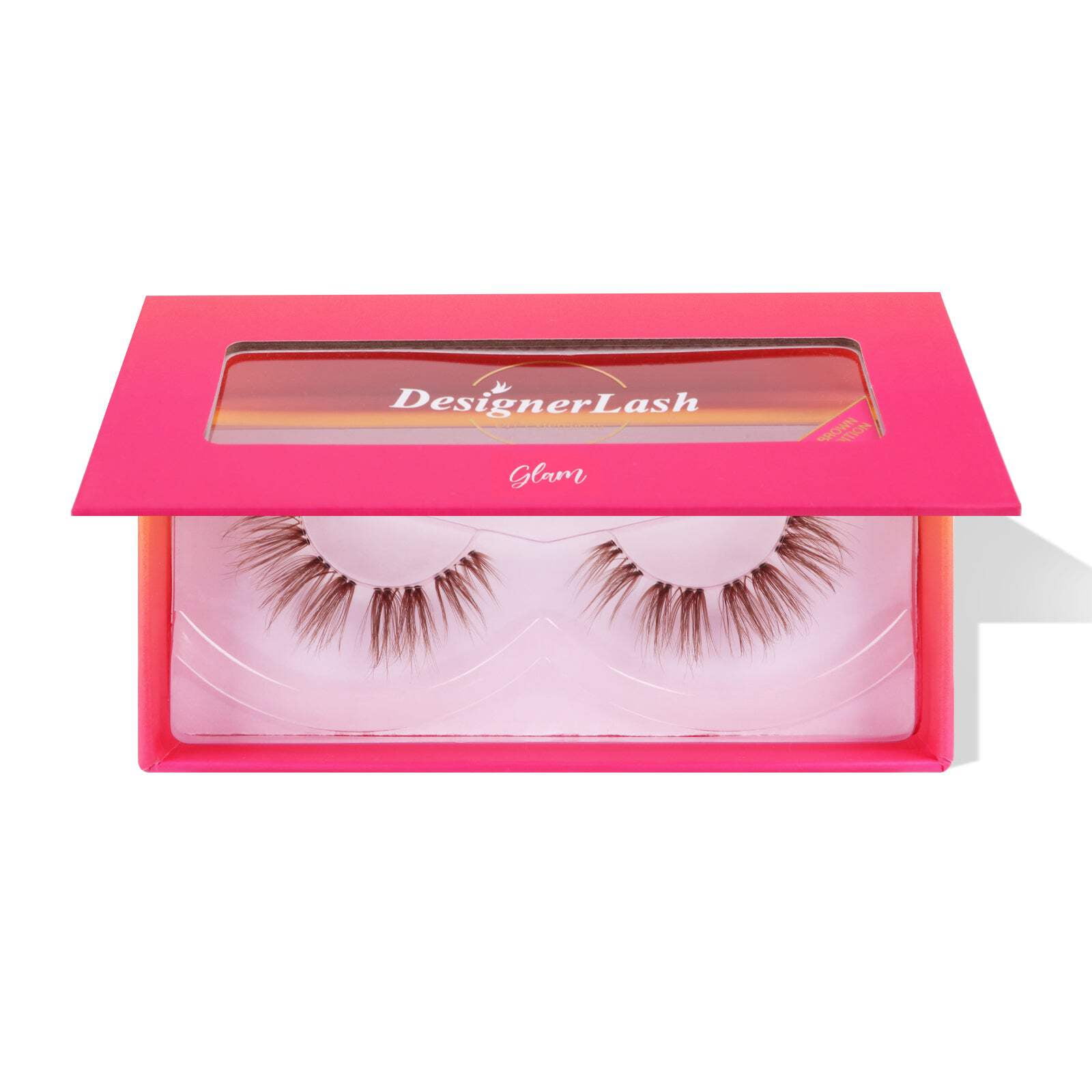 DesignerLash Kit-Glam Black Eyelash Extension Kit - Enhance Your Look with 2 Sets of Lashes with Adhesive, Tools & Brush