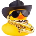 thumbnail image 1 of Car Rubber Duck Ornaments Dash Duck Decorations for Car Dashboard Ornament Decoration Accessories with Musical Instruments Q, 1 of 5