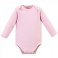 thumbnail image 2 of Touched by Nature Baby Girl Organic Cotton Long-Sleeve Bodysuits 5pk, Blossom, 3-6 Months, 2 of 6
