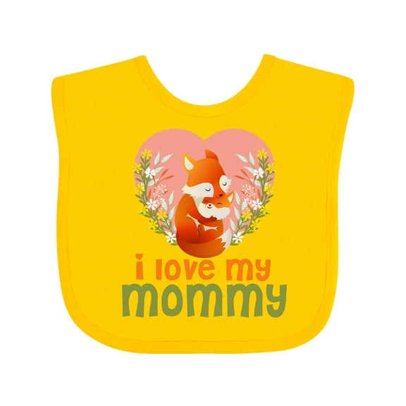 Inktastic I Love My Mommy Boys or Girls Baby Bib