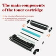 thumbnail image 4 of 128 Toner Cartridge Black 4-Pack Compatible for Canon CRG 128 Toner Cartridge Canon 128 Black Toner Cartridge imageCLASS MF4550 MF4570DN MF4770N D530 D550 FAXFHONE L100 L190 Printer Ink (Black), 4 of 6