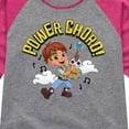 thumbnail image 3 of Santiago of The Sea - Power Chord - Toddler And Youth Girls Raglan Graphic T-Shirt, 3 of 4
