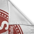 thumbnail image 3 of Ambesonne Texas Star Kitchen Curtains, Vintage Stamp Design, 55"x39", Ruby and White, 3 of 3