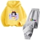 thumbnail image 2 of Nuevo conjunto de sudadera con capucha con estampado de Blancanieves de Disney para niñas de 3 a 14 años, sudadera informal de calle kawaii para niños, traje de camión para niños, 2 of 4