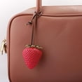 thumbnail image 4 of Three-Dimensional Strawberry Keychain Bag Charm, Red, 4 of 6