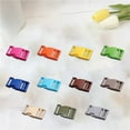 thumbnail image 4 of Ruanlalo 10Pcs Clips Buckles Simple Thicker Convenient Colorful Plastic Buckles for Lanyards Orange, 4 of 6