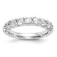 thumbnail image 2 of Auriga 10k White Gold 9-Stone Lab Grown Diamond VS/SI GH, Band for Women Size- 7.5, 2 of 4