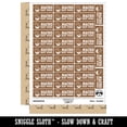 thumbnail image 2 of Nacho Not Your Best Work Teacher Student School Sticker Set - Brown - Matte Finish - 1.5" Small, 2 of 7
