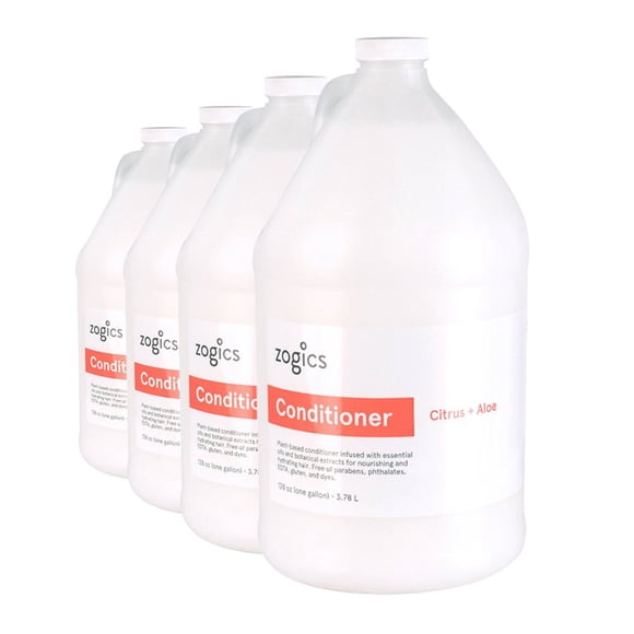 Acondicionador Zogics Acondicionador perfumado de cítricos y aloe (4 galones/caja)
