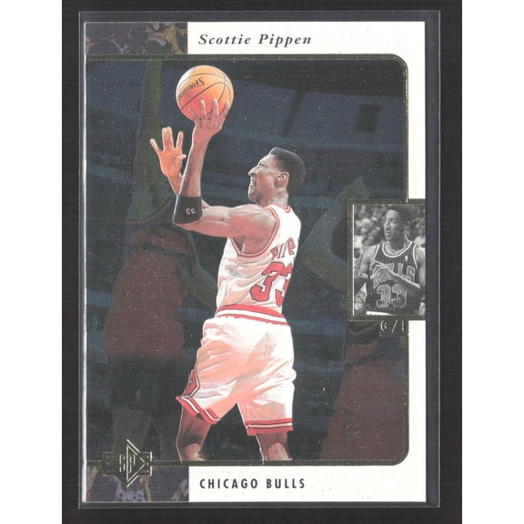 1996 Upper Deck SP Scottie Pippen #21 Chicago Bulls Basketball Card Chicago Bulls NBA Basketball Trading Card