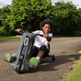 thumbnail image 5 of SaveJoy 12V Kids Electric Go Kart,360° Spin & Drift,Adjustable Seat, Bluetooth Music, LED Lights, for Ages 3-12,Black, 5 of 6
