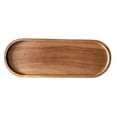thumbnail image 4 of Bandeja de madera Plato de madera Vajilla Platos de postre Tabla de cortar Encimera Comida oval, 4 of 9
