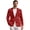 Christmas Candy Cane Red, variant on Garronmavis Mens Blazer Jacket for Christmas Party Poinsettia Lightweight Slim Fit Sport Coat Soft Business Suit Jacket for Office, Wedding Casual Suit Blazers