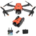 thumbnail image 1 of 2.4G FPV Drone 4K Cámara dual 4CH 6 ejes Gyro RC Quadcopter (naranja 1 batería) Likrtyny juguetes de los niños, 1 of 9