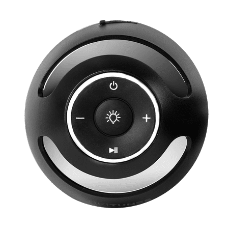 Limitless Innovations - TikiTunes Portable Bluetooth Wireless Speaker (Bundle) with Adjustable 40” Pole and Ground Stake - Black